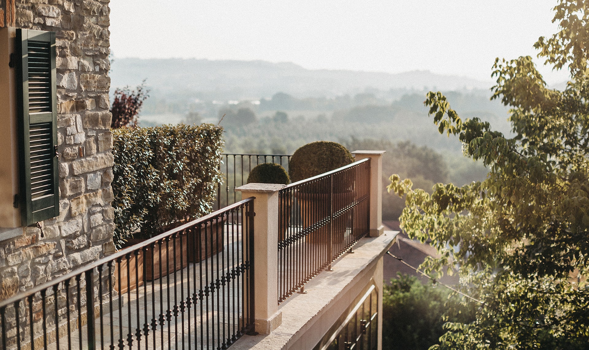 Railing and view