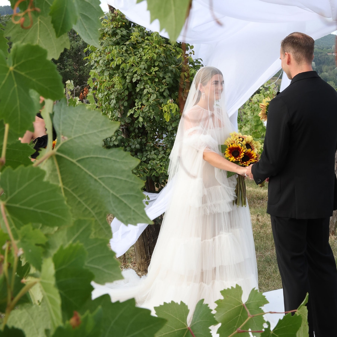 Wedding couple getting married